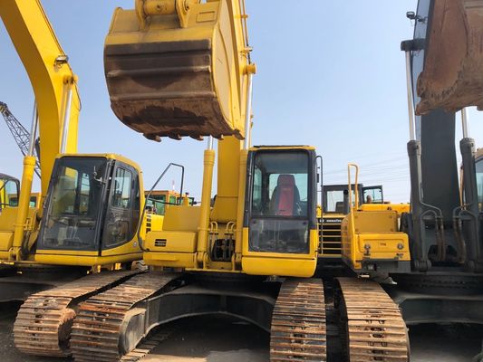 چین 5.5km / H Speed ​​107KW PC220-7 Crawler Used Komatsu Excavator تامین کننده