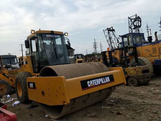چین 6.6L جابجایی Caterpillar CS-583C دست دوم جاده غلتک تامین کننده