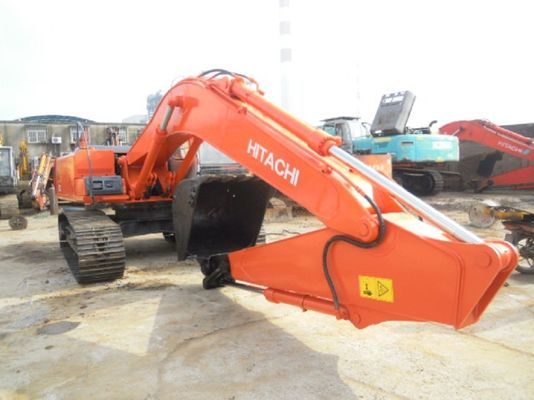 6.5L بیل مکانیکی خزنده استفاده شده ژاپن Hitachi EX200-5 تامین کننده