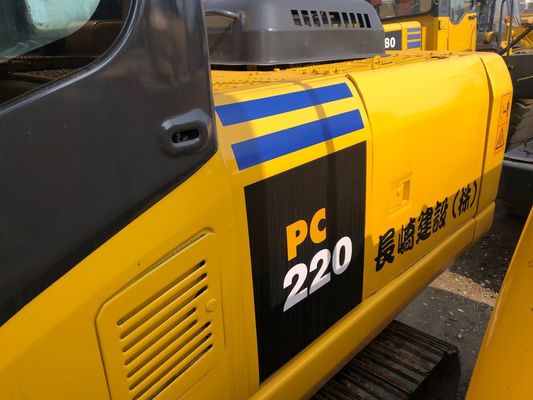 5.5km / H Speed ​​107KW PC220-7 Crawler Used Komatsu Excavator تامین کننده