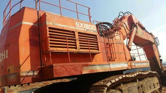 2011 کفش سال اندازه 800 میلی متر 180 تن EX1800 بیل مکانیکی دست دوم هیتاچی تامین کننده