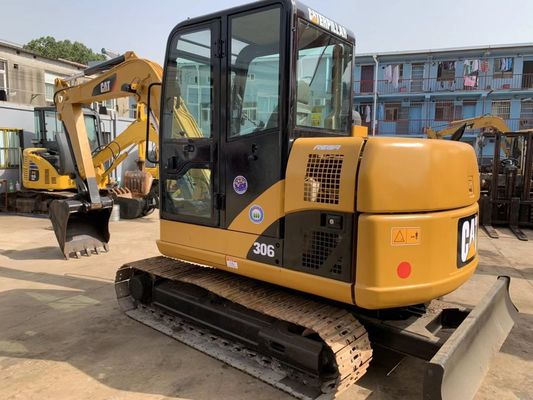 0.3m3 سطل 5800 کیلوگرم Caterpillar 306D بیل مکانیکی خزنده دست دوم تامین کننده