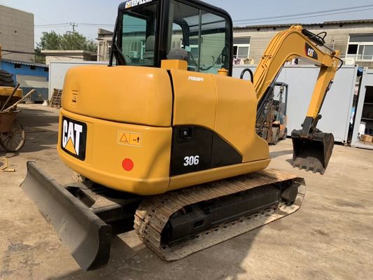 0.3m3 سطل 5800 کیلوگرم Caterpillar 306D بیل مکانیکی خزنده دست دوم تامین کننده