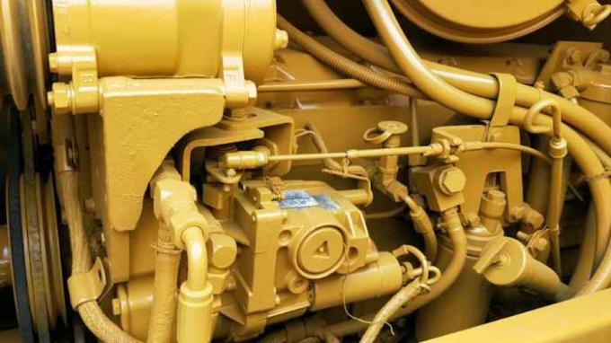 6.6L جابجایی Caterpillar CS-583C دست دوم جاده غلتک 2