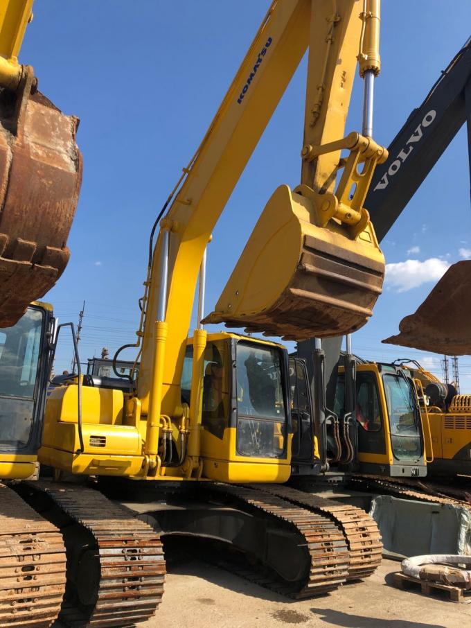5.5km / H Speed ​​107KW PC220-7 Crawler Used Komatsu Excavator 3